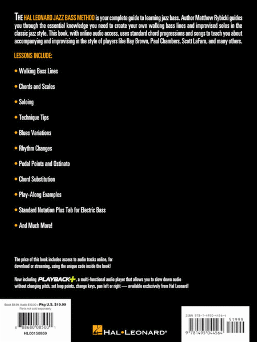 Hal Leonard Jazz Bass Method Double Bass scores gallery preview page 9