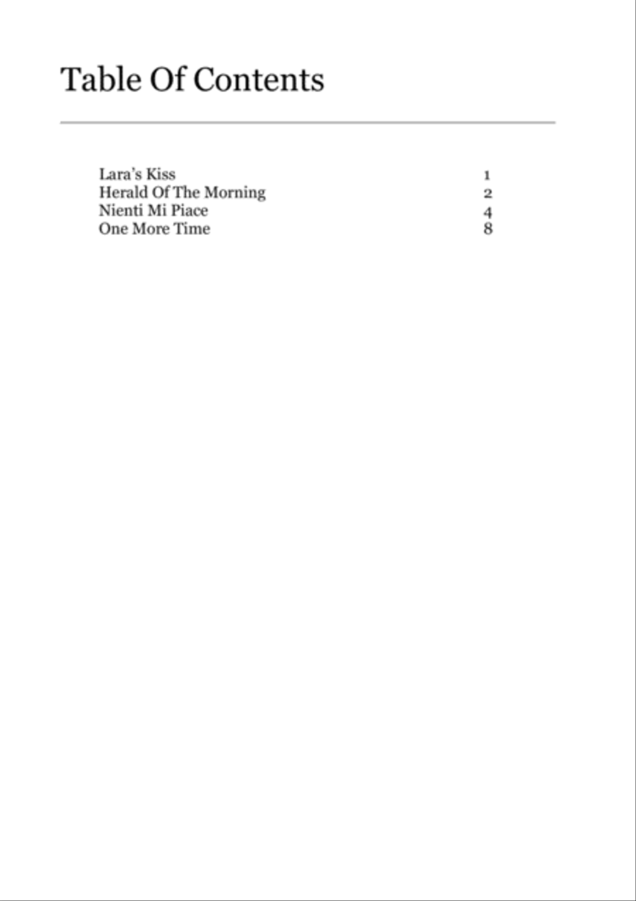 4 Piano Pieces for Valentine's Day Piano Solo scores gallery preview page 2