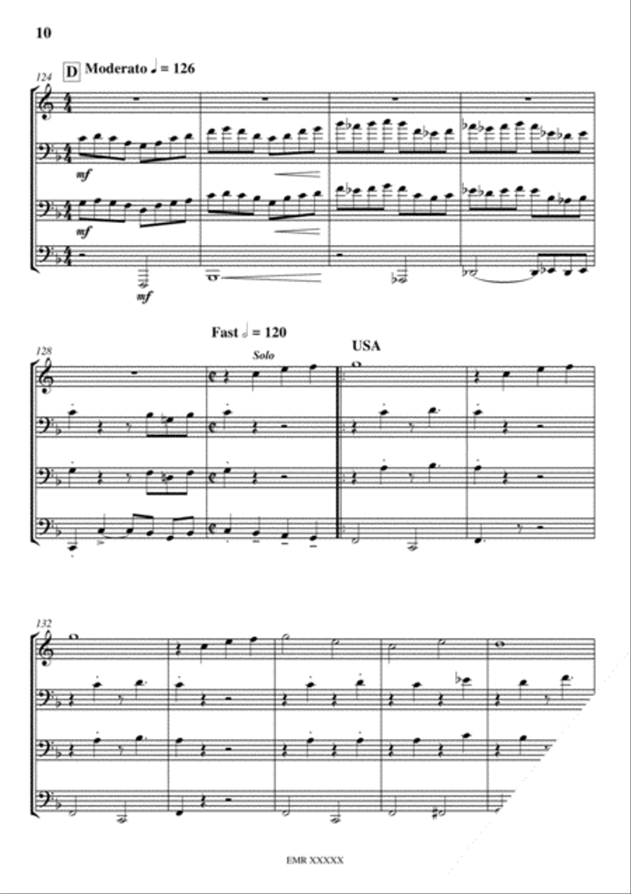 Around The World With My Alphorn Trombone scores gallery preview page 10