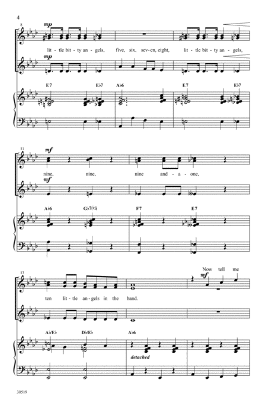 Band of Angels Band of Angels SSA scores gallery preview page 2