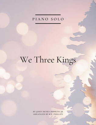 Book cover for We Three Kings - Piano Solo