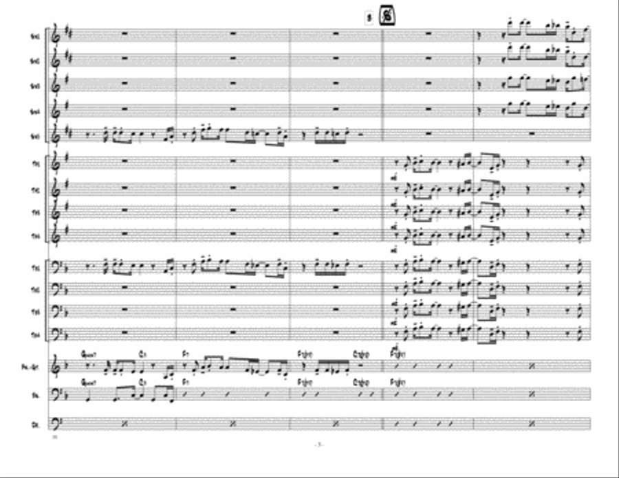 Takin' The Time Takin' The Time Jazz Ensemble scores gallery preview page 5