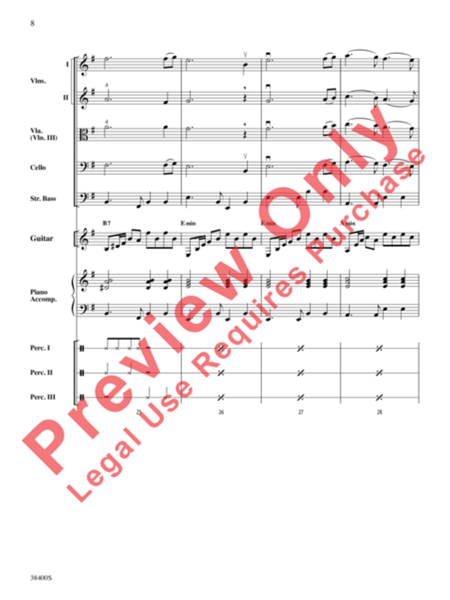 Canción del Amor String Orchestra scores gallery preview page 10