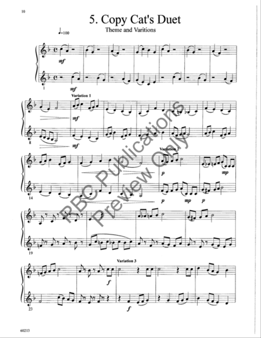 Trumpet Duets Vol. 1 Brass Duet scores gallery preview page 13
