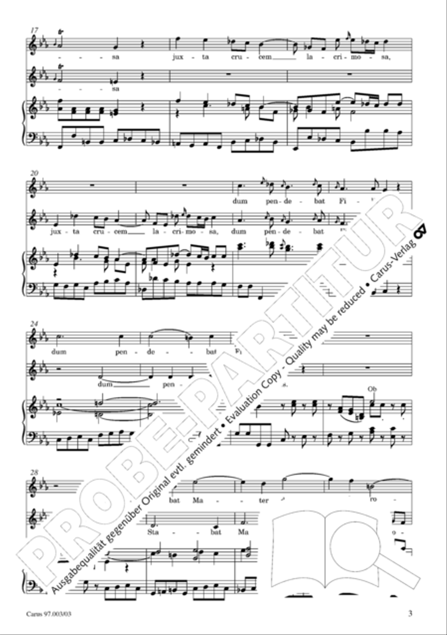 Stabat mater Stabat mater 4-Part scores gallery preview page 4