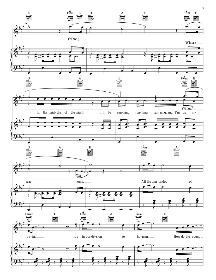 On My Way Home A Cappella scores gallery preview page 3