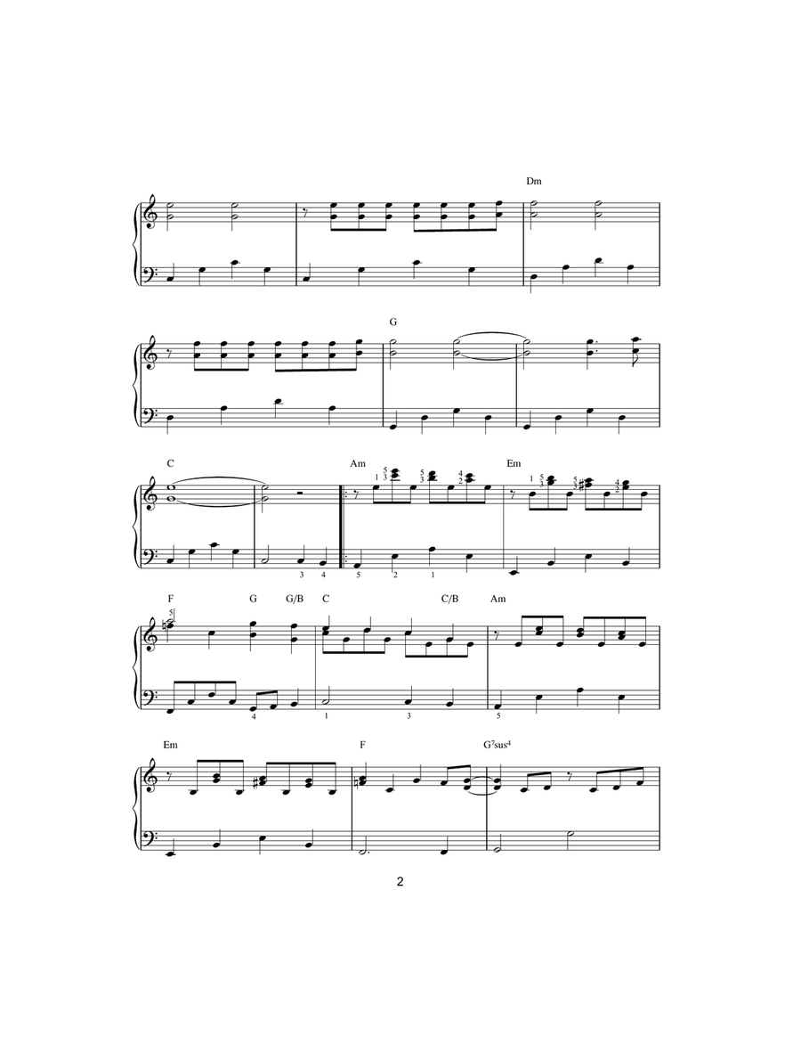 Ballade Pour Adeline (arr. Hans-Gunter Heumann) Piano Solo scores gallery preview page 2