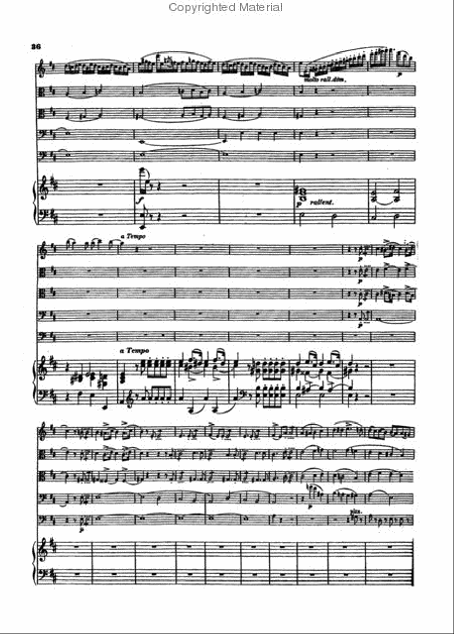 Sextet in D Major, Op. 110 String Orchestra scores gallery preview page 3