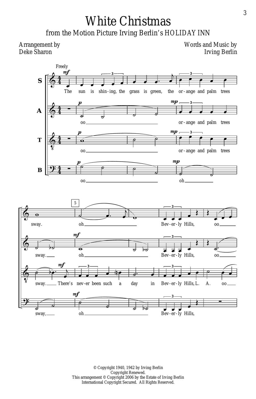 White Christmas (arr. Deke Sharon)