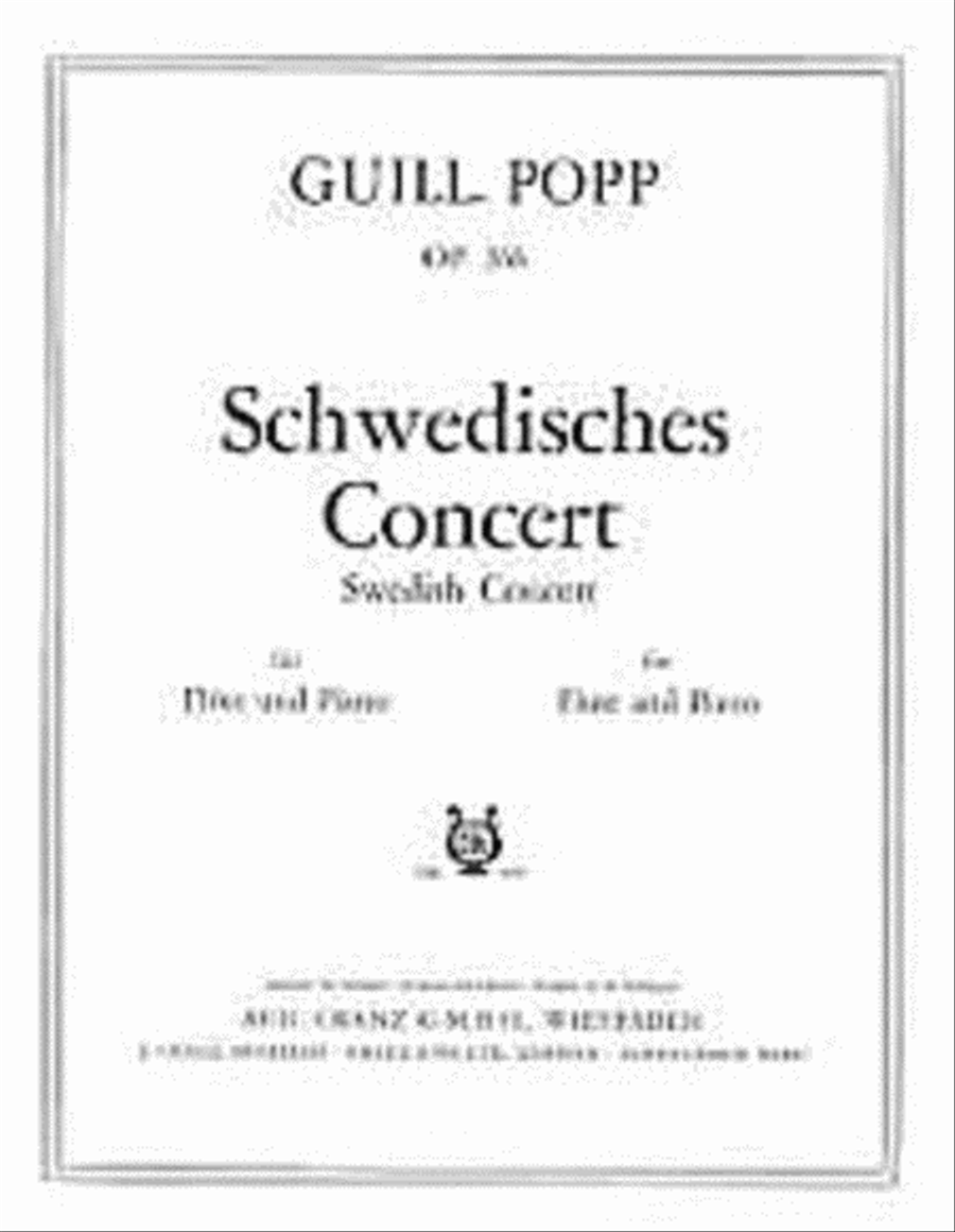 Swedish Concert Swedish Concert Flute Solo scores gallery preview page 1