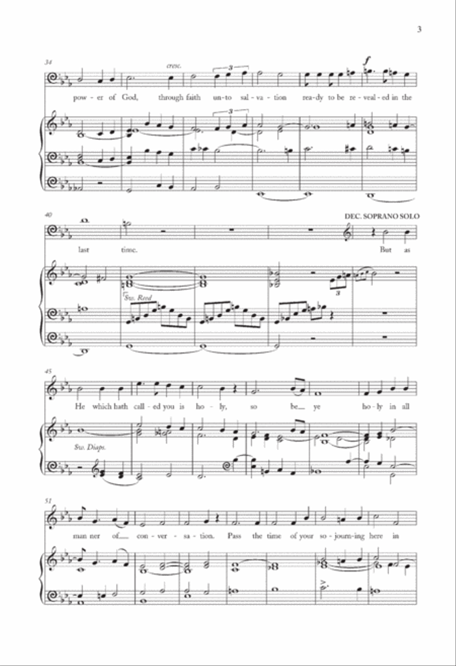 Blessed Be The God And Father Choir scores gallery preview page 3