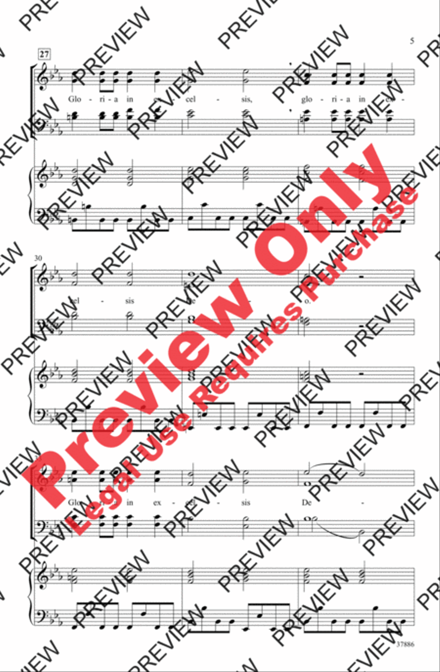 A Classic Christmas 4-Part scores gallery preview page 5