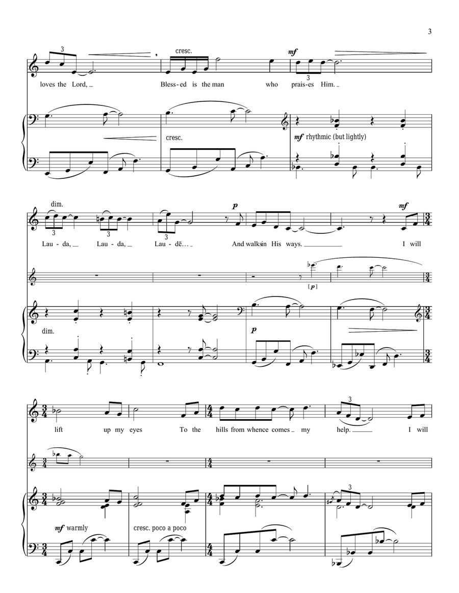 A Simple Song Piano, Vocal scores gallery preview page 3
