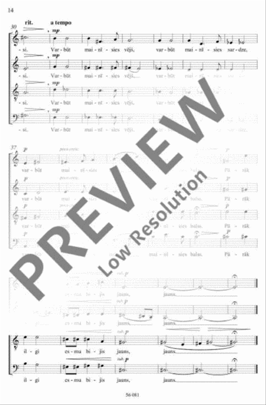 Mīlas dziesmas Mīlas dziesmas A Cappella scores gallery preview page 15