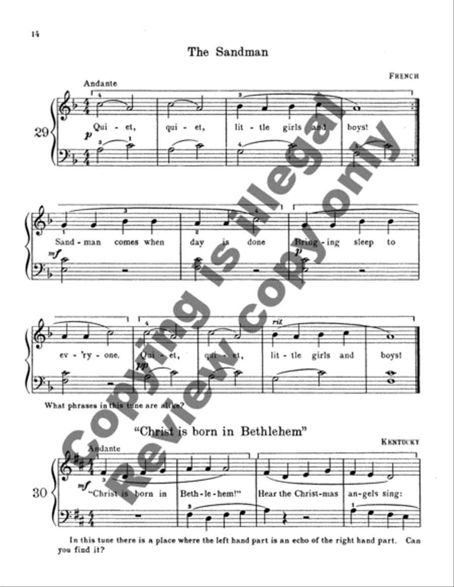 Concord Piano Book, Volume I Easy Piano scores gallery preview page 7