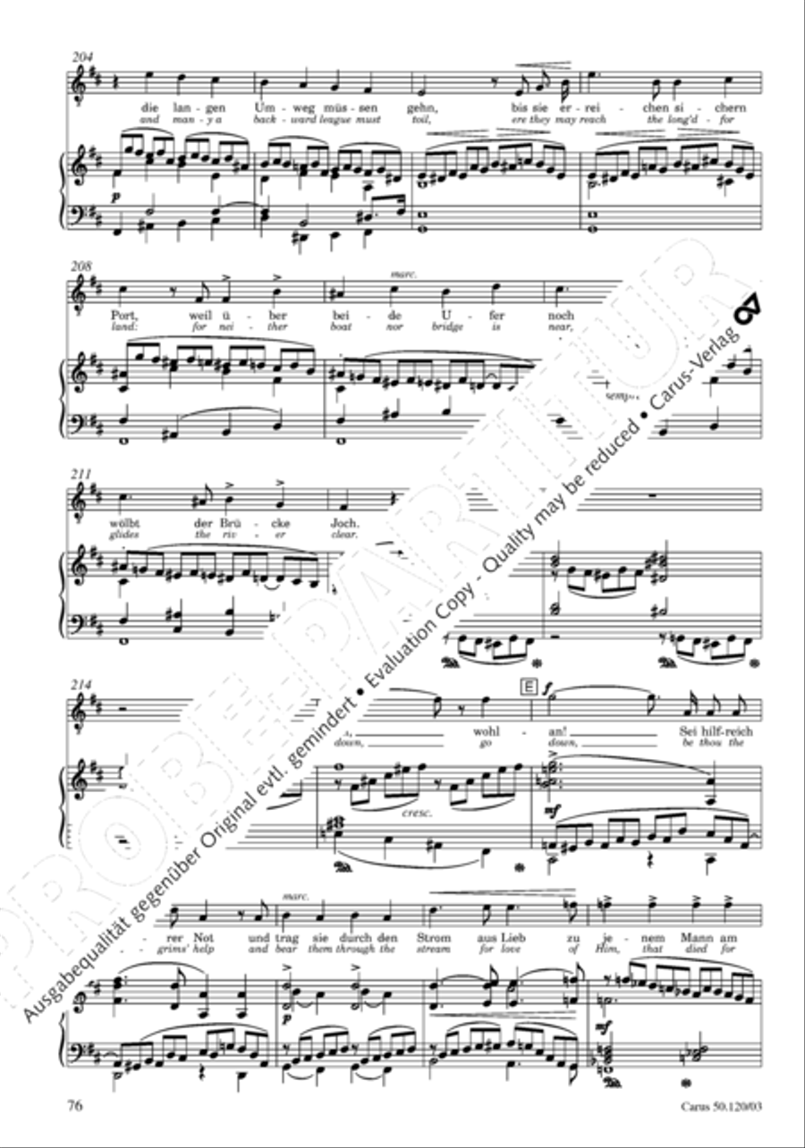 Christoforus + Das Tochterlein des Jairus (Gesamtausgabe, Bd. 9) 4-Part scores gallery preview page 77