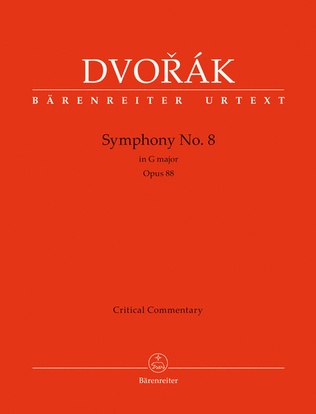 Book cover for Symphony no. 8 in G major, op. 88