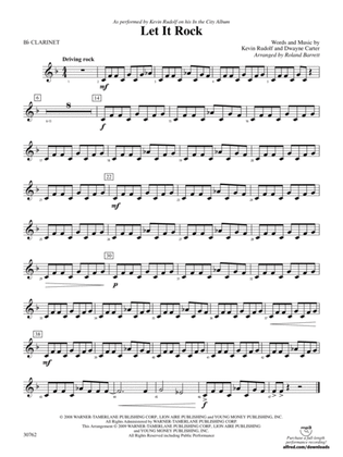 Let It Rock: 1st B-flat Clarinet