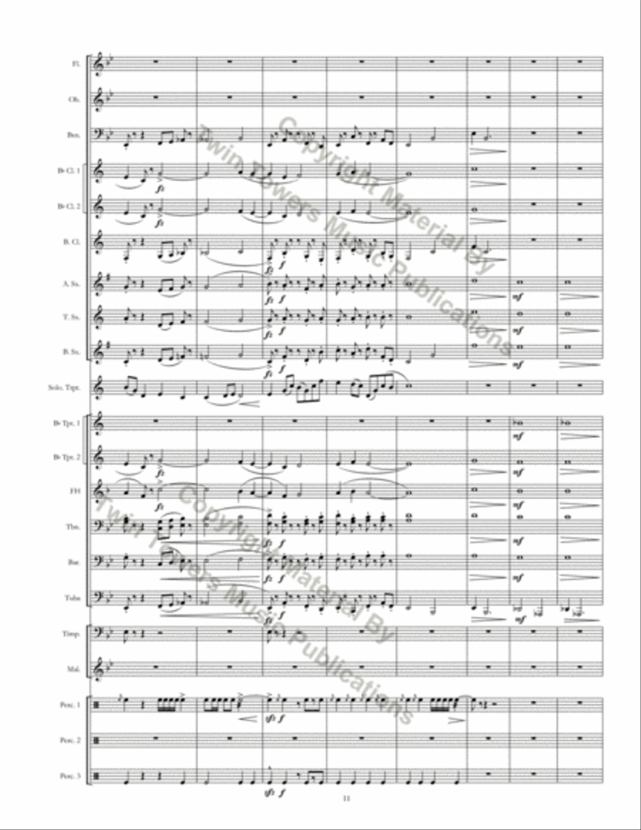 Sinfonia Concert Band scores gallery preview page 12