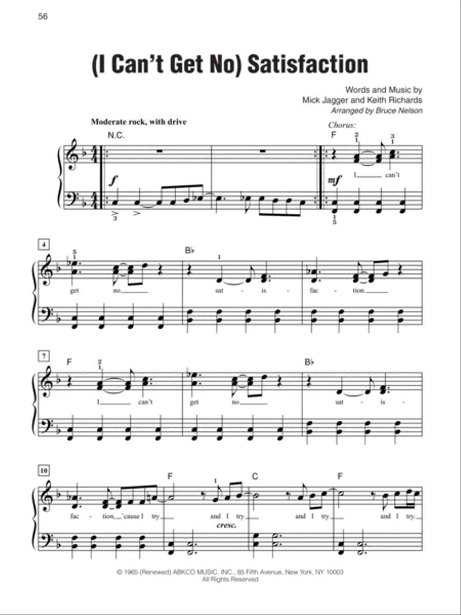 The Rolling Stones Sheet Music Anthology Easy Piano scores gallery preview page 4