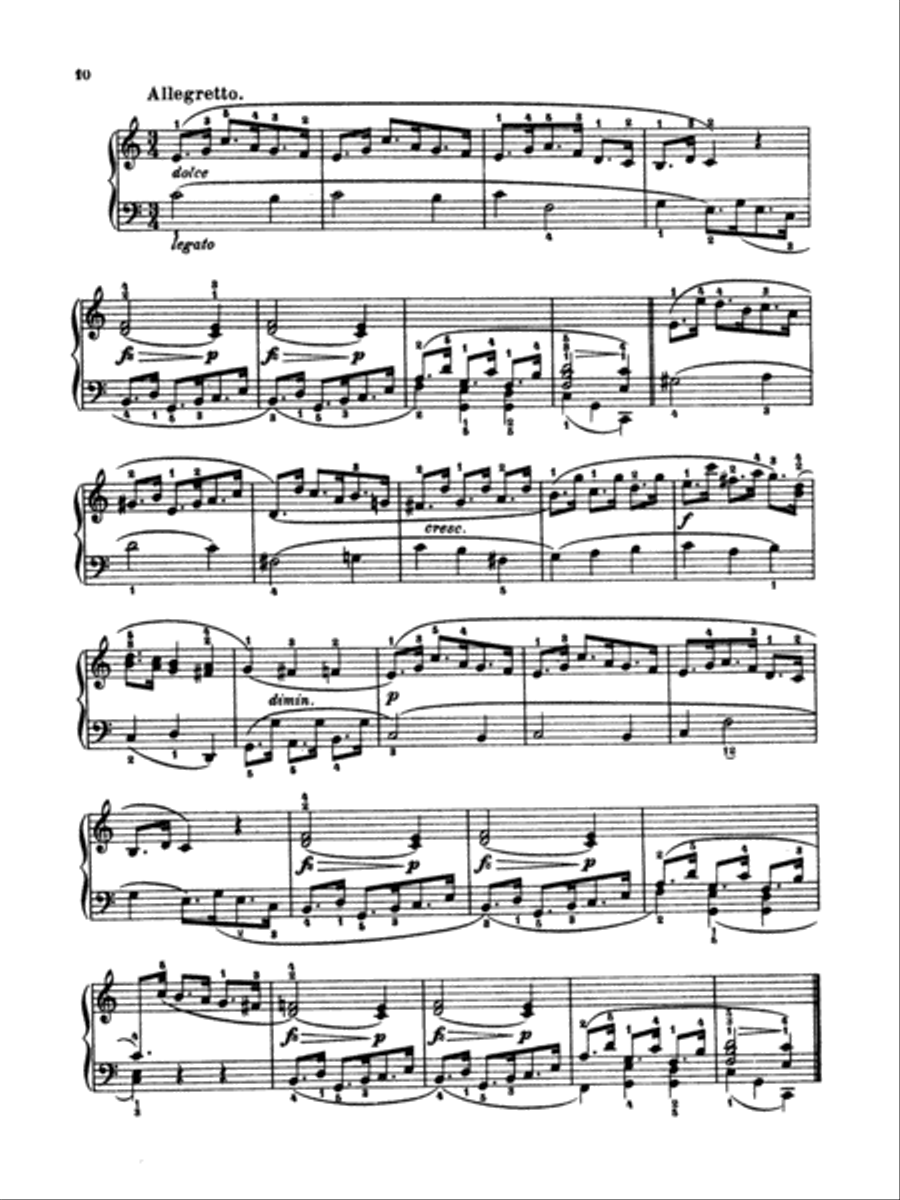 Clementi: Twelve Sonatinas Piano Solo scores gallery preview page 3