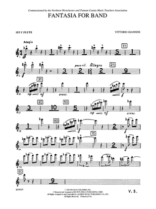 Fantasia for Band: Flute