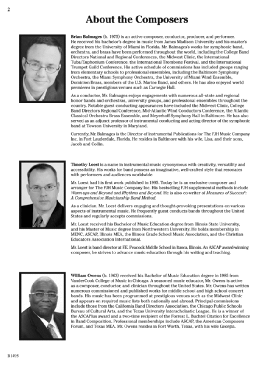 Curtain Up! (Complete Concert Starter Series Vol. 1): Score Concert Band scores gallery preview page 2