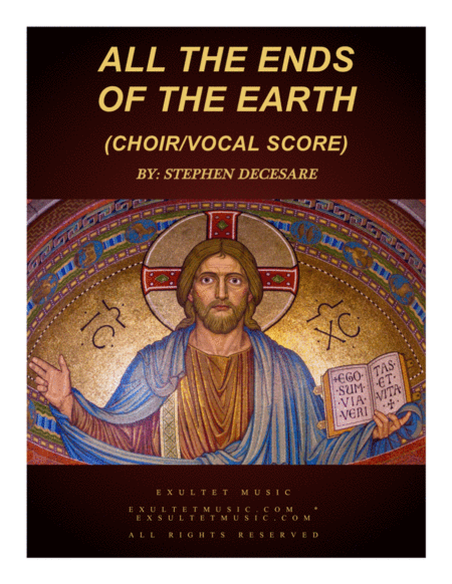All The Ends Of The Earth (Psalm 98) (Choir/Vocal Score) image number null