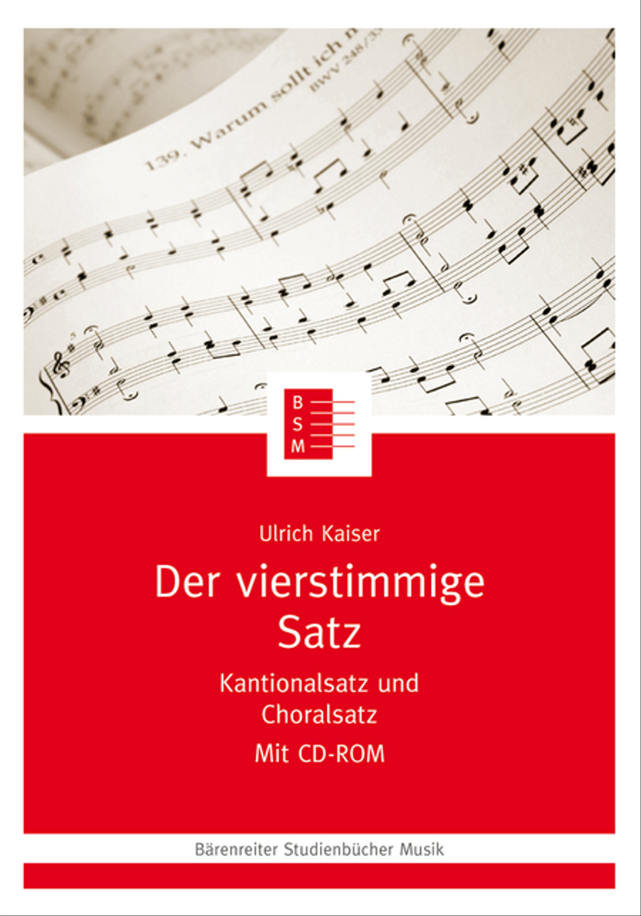Der vierstimmige Satz Book and CD scores gallery preview page 1