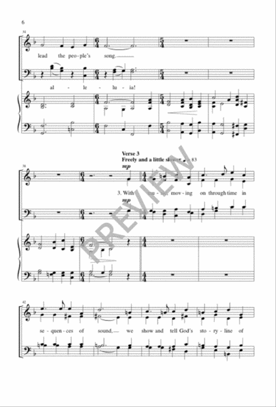 <br>Sheet music extract