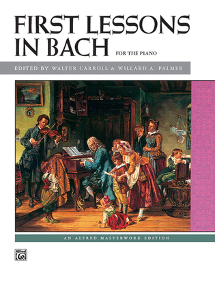 Book cover for Bach -- First Lessons in Bach