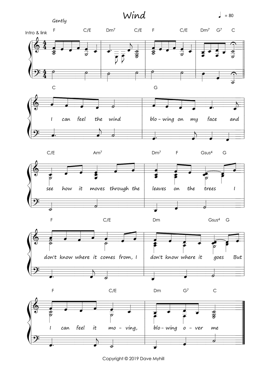 Wind Wind Voice scores gallery preview page 1