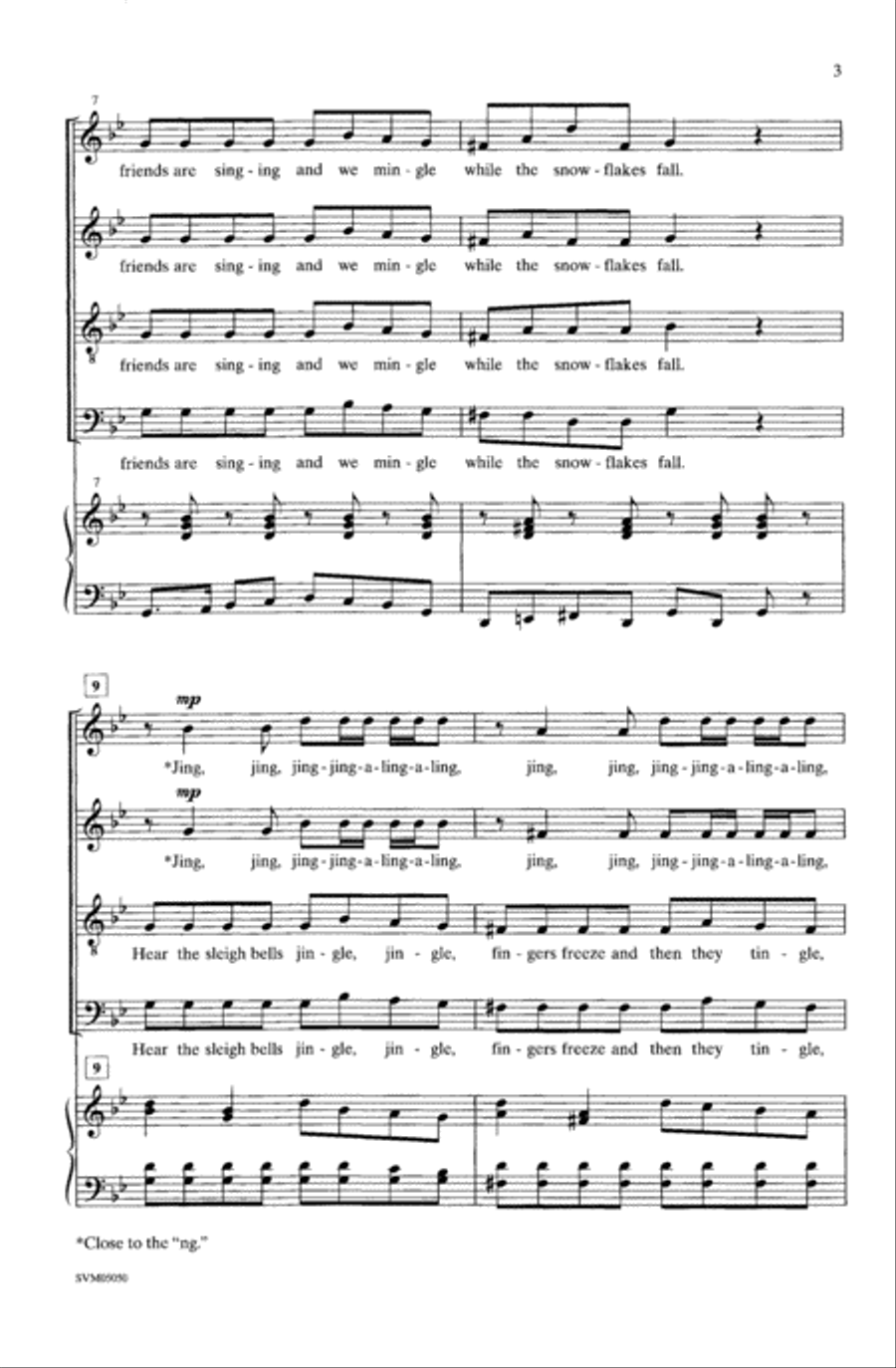 Sleigh Bells Choir scores gallery preview page 2
