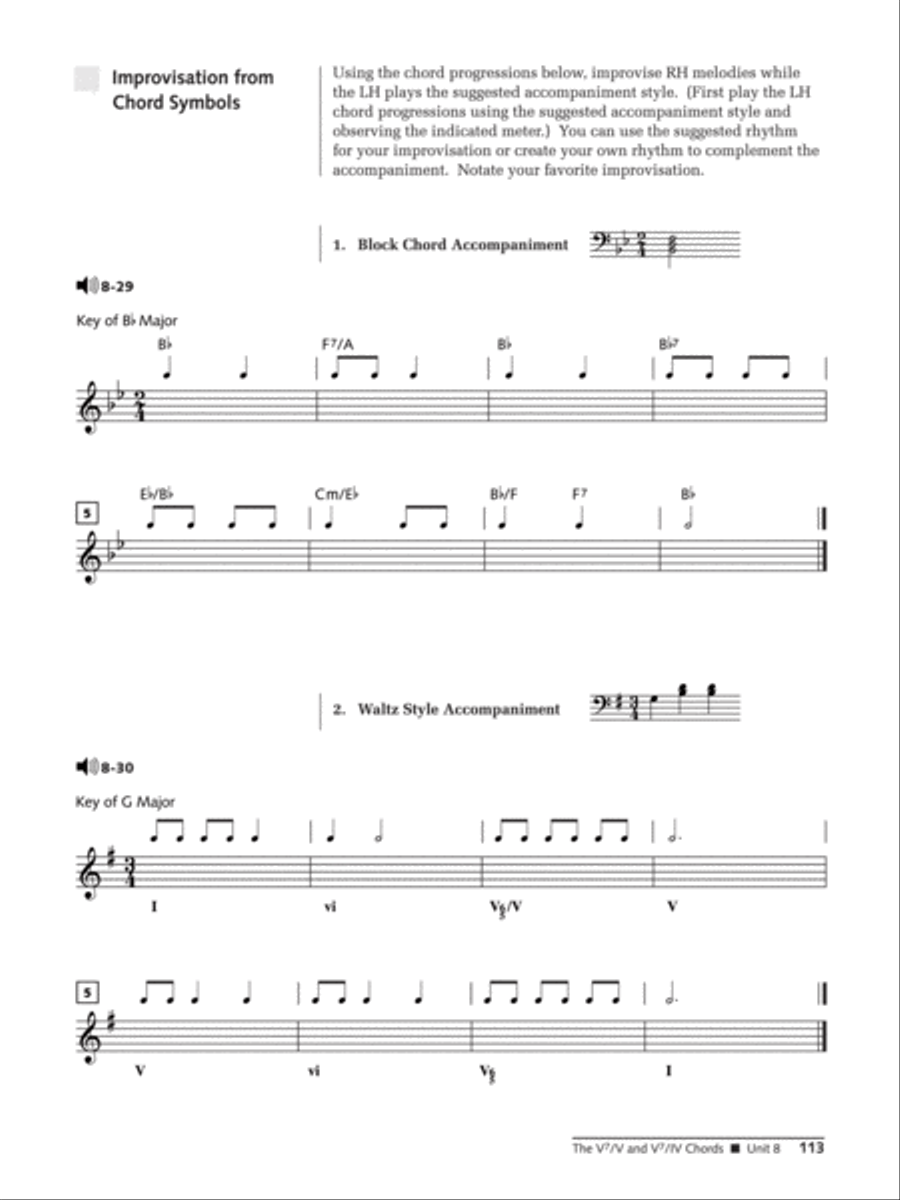 Alfred's Group Piano for Adults Student Book, Book 2 Piano Method scores gallery preview page 21