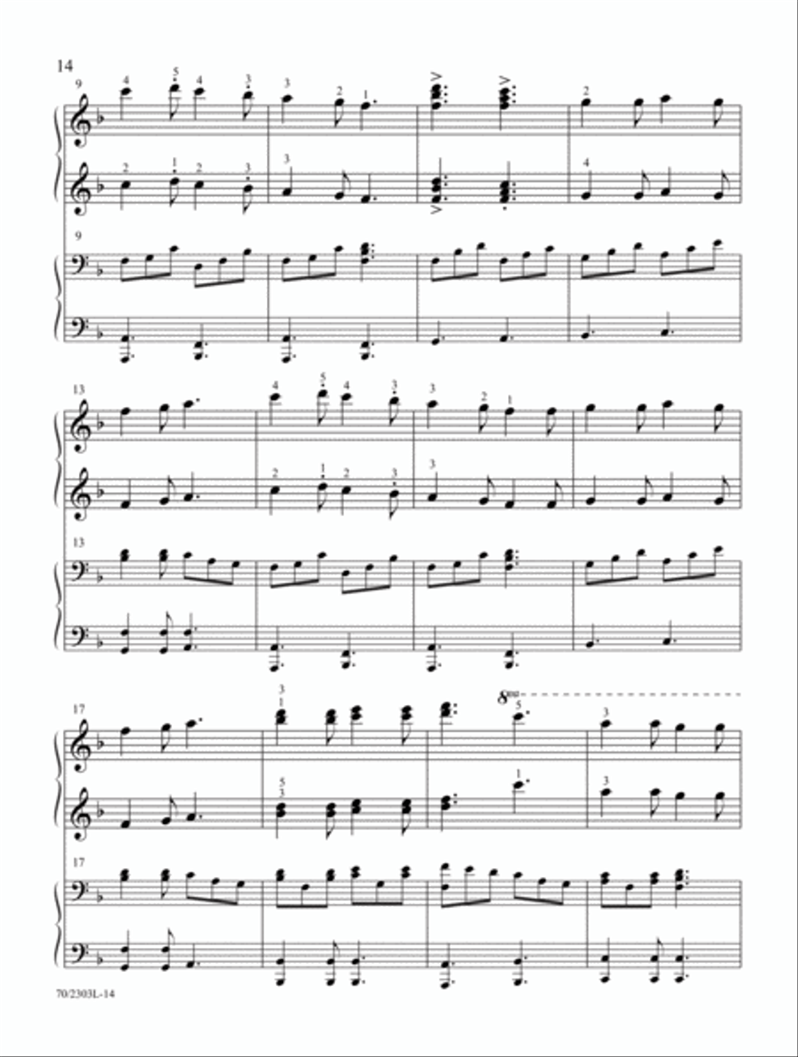 Christmas Keys for Student and Teacher Piano Method scores gallery preview page 8