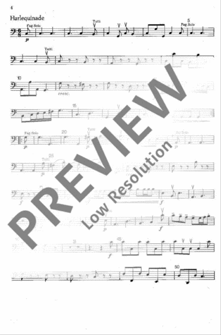 Ouverture à 7 Ouverture à 7 Basso Continuo scores gallery preview page 5