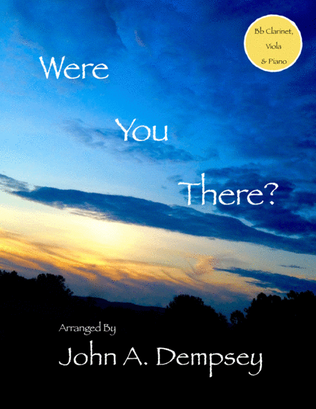 Book cover for Were You There (Trio for Clarinet, Viola and Piano)