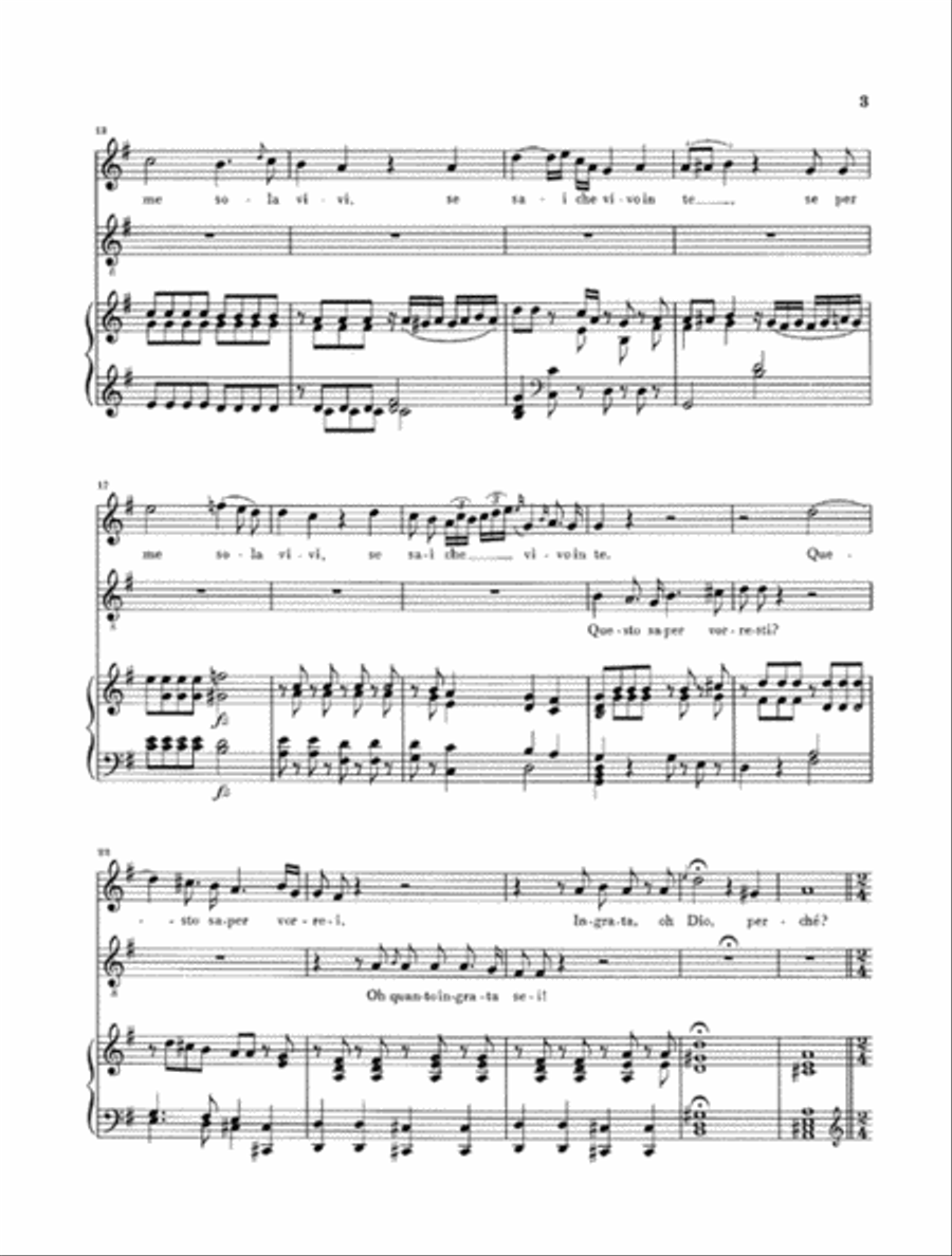 2 Duets for Soprano, Tenor and Piano Hob.XXVa:2 and 1 Piano Accompaniment scores gallery preview page 3