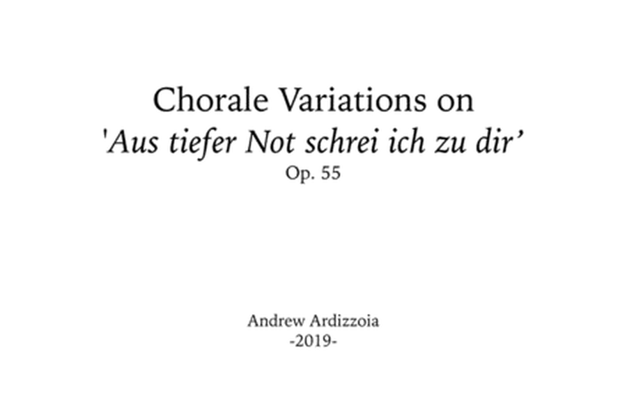 [Ardizzoia] Chorale Variations on Aus Tiefer Not