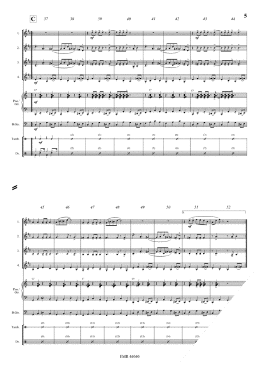 Rockin' All Night Trumpet scores gallery preview page 5