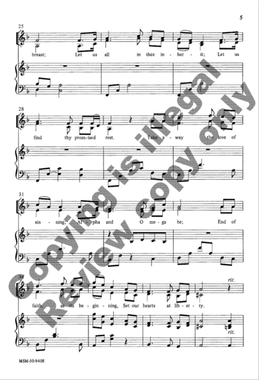 Love Divine, All Loves Excelling 2-Part scores gallery preview page 10
