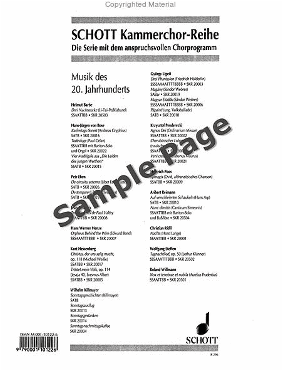 Judica me Mixed Choir scores gallery preview page 17