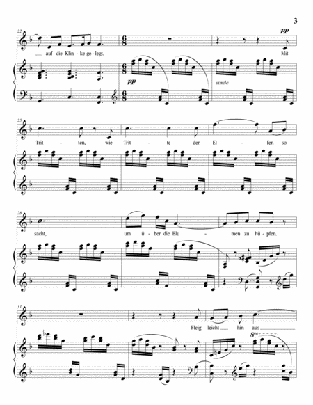 STRAUSS: Ständchen, Op. 17 no. 2 (transposed to F major)