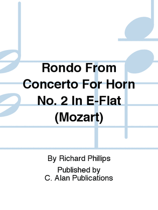 Rondo From Concerto For Horn No. 2 In E-Flat (Mozart)