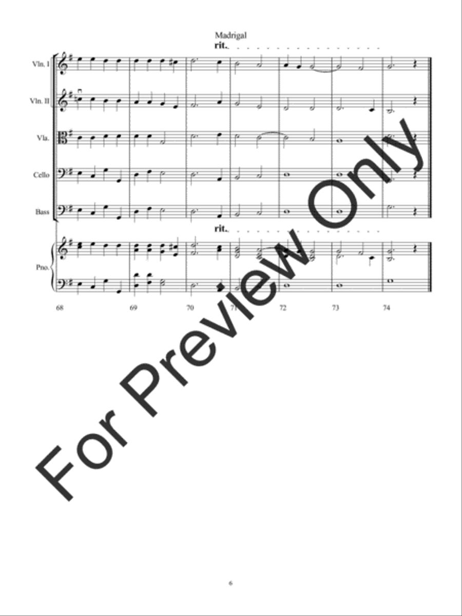 Madrigal (Score) Choir scores gallery preview page 9