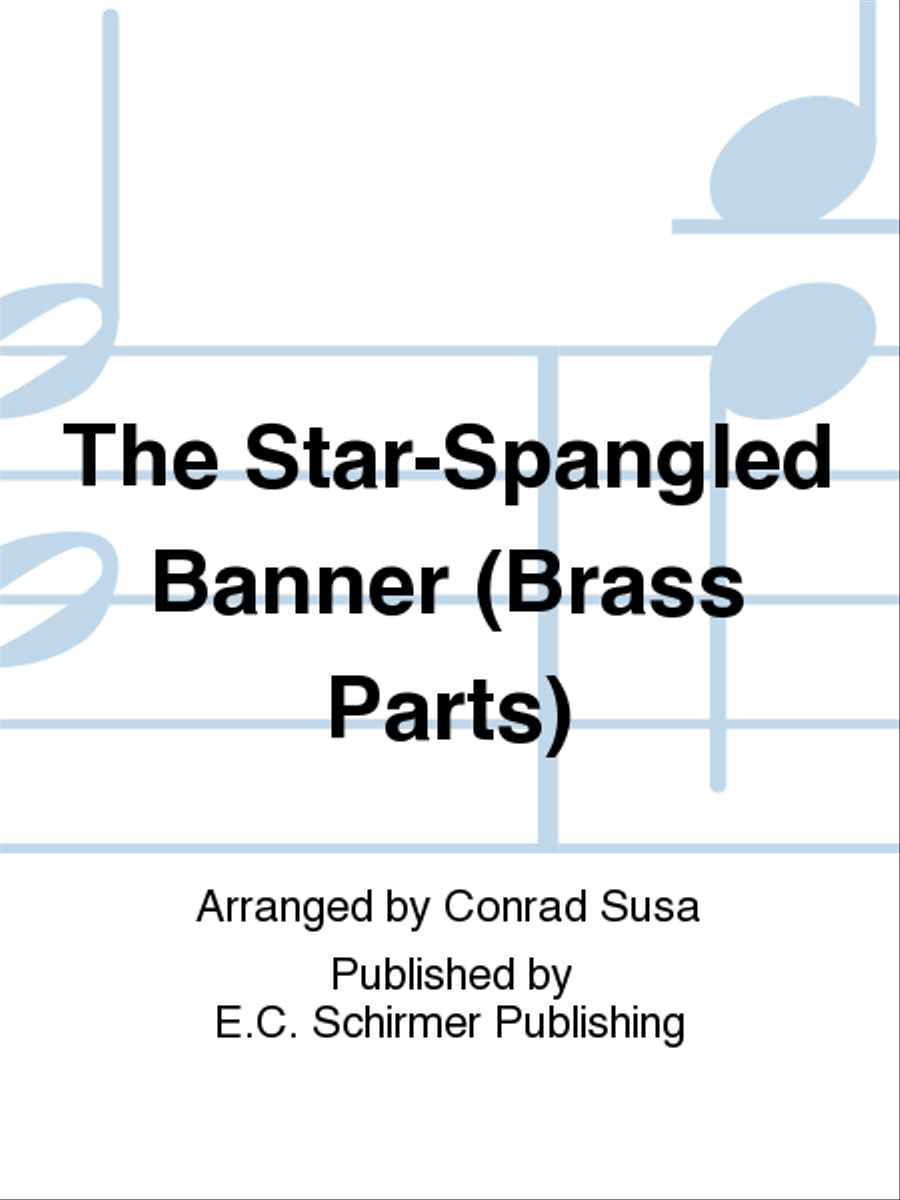 The Star-Spangled Banner (Brass Parts) Choir scores gallery preview page 1
