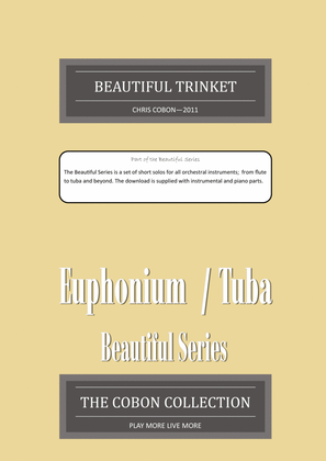 Book cover for No.1 Beautiful Trinket for Tuba or Euphonium