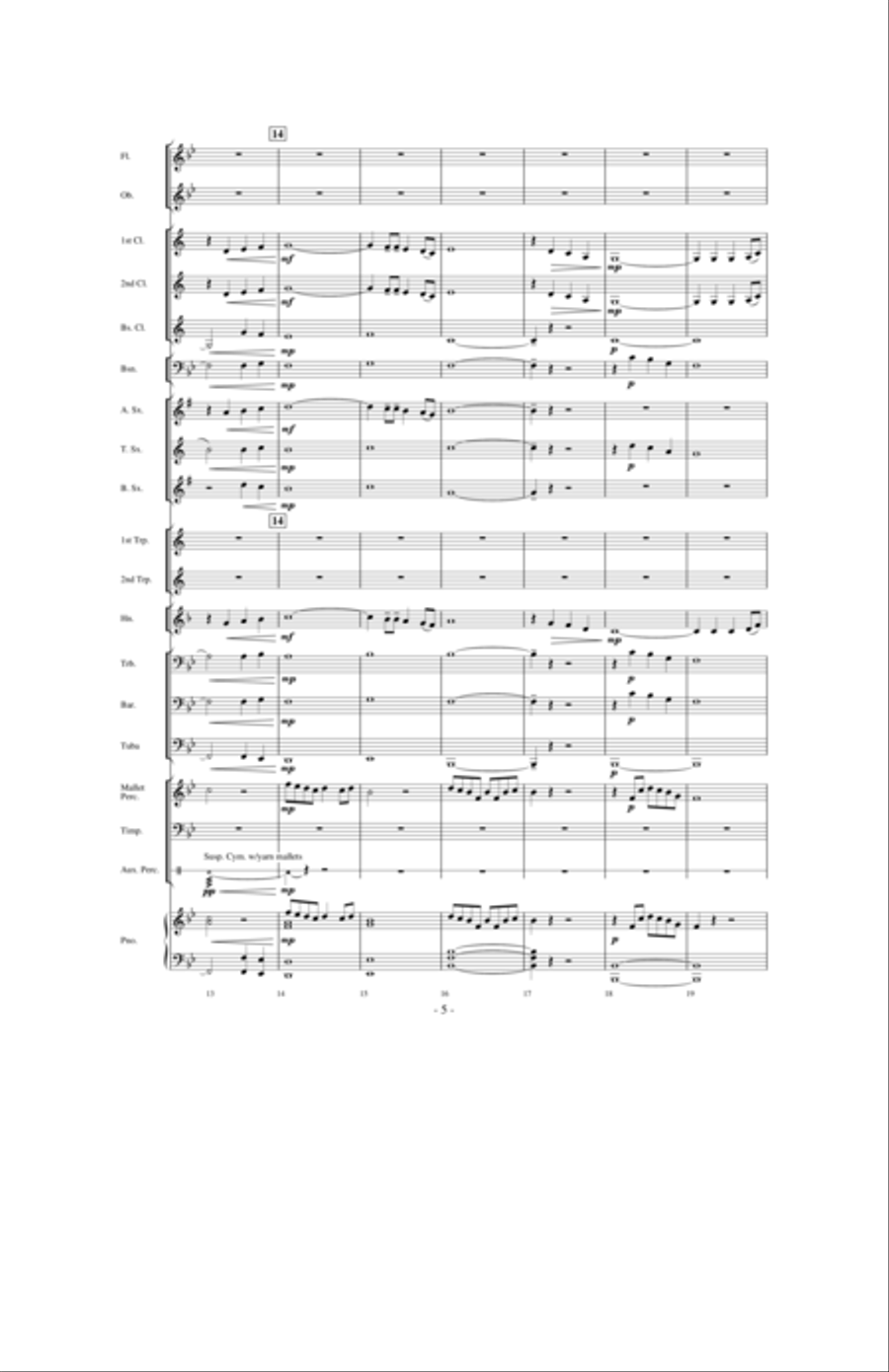 The Water Is Wide Concert Band scores gallery preview page 4
