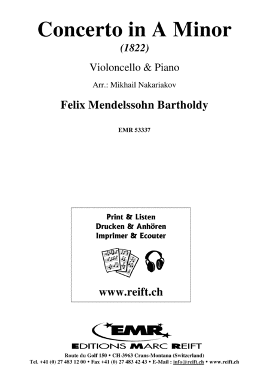Concerto in A Minor Piano Accompaniment scores gallery preview page 2