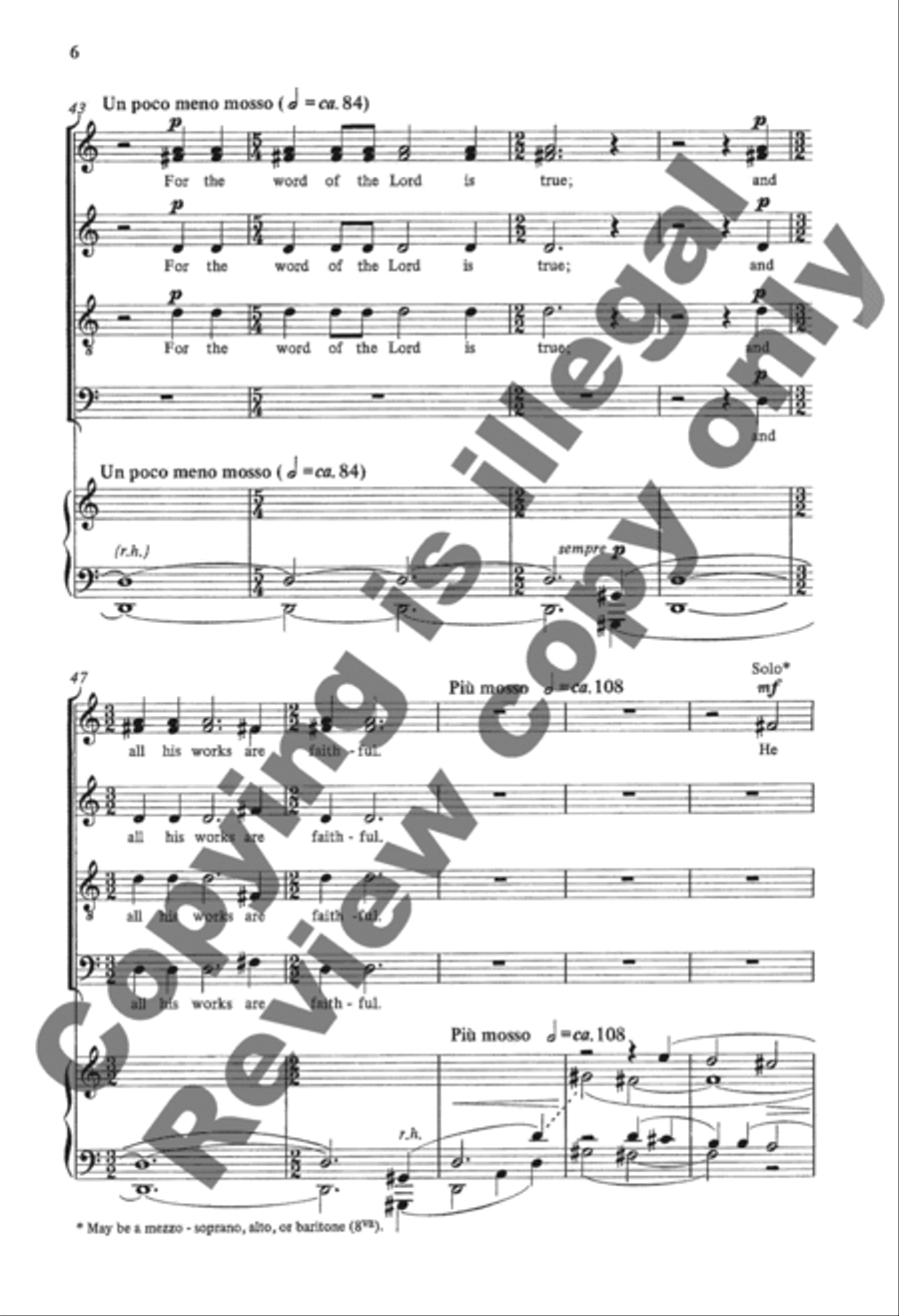 Rejoice In The Lord Rejoice In The Lord SSA scores gallery preview page 19